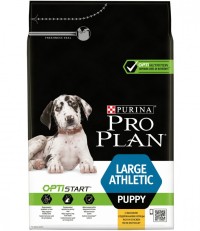 Pro Plan OptiStart Large Athletic Puppy сухой корм для щенков крупных пород с атлетическим телосложением с курицей 3 кг. 